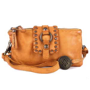Sling Bag Genuine Leather Italian - Annastacia Mustard