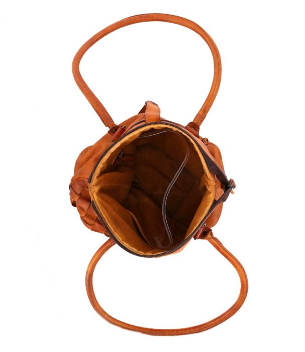 Bed|Stu Rachel Crossbody Tote - Pecan DD inside