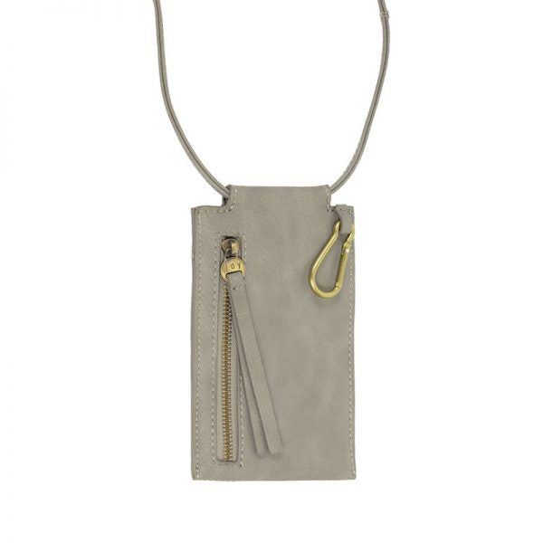 Joy Phone Crossbody - Grey Marley back