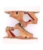 Bed|Stu Clancy Platform Sandal | Tan Rustic pair