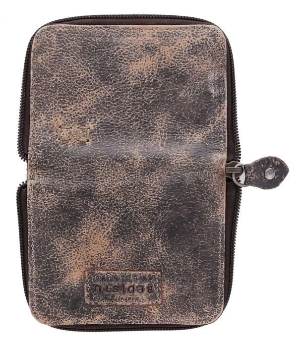 Bed|Stu Ozzie Zipper Wallet | Teak Lux open front