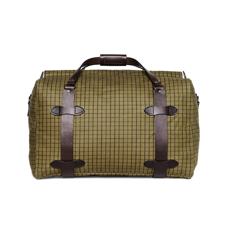LIMITED EDITION - Filson Medium Oil Finish Tin Cloth Duffle Bag | Fad Way Green back