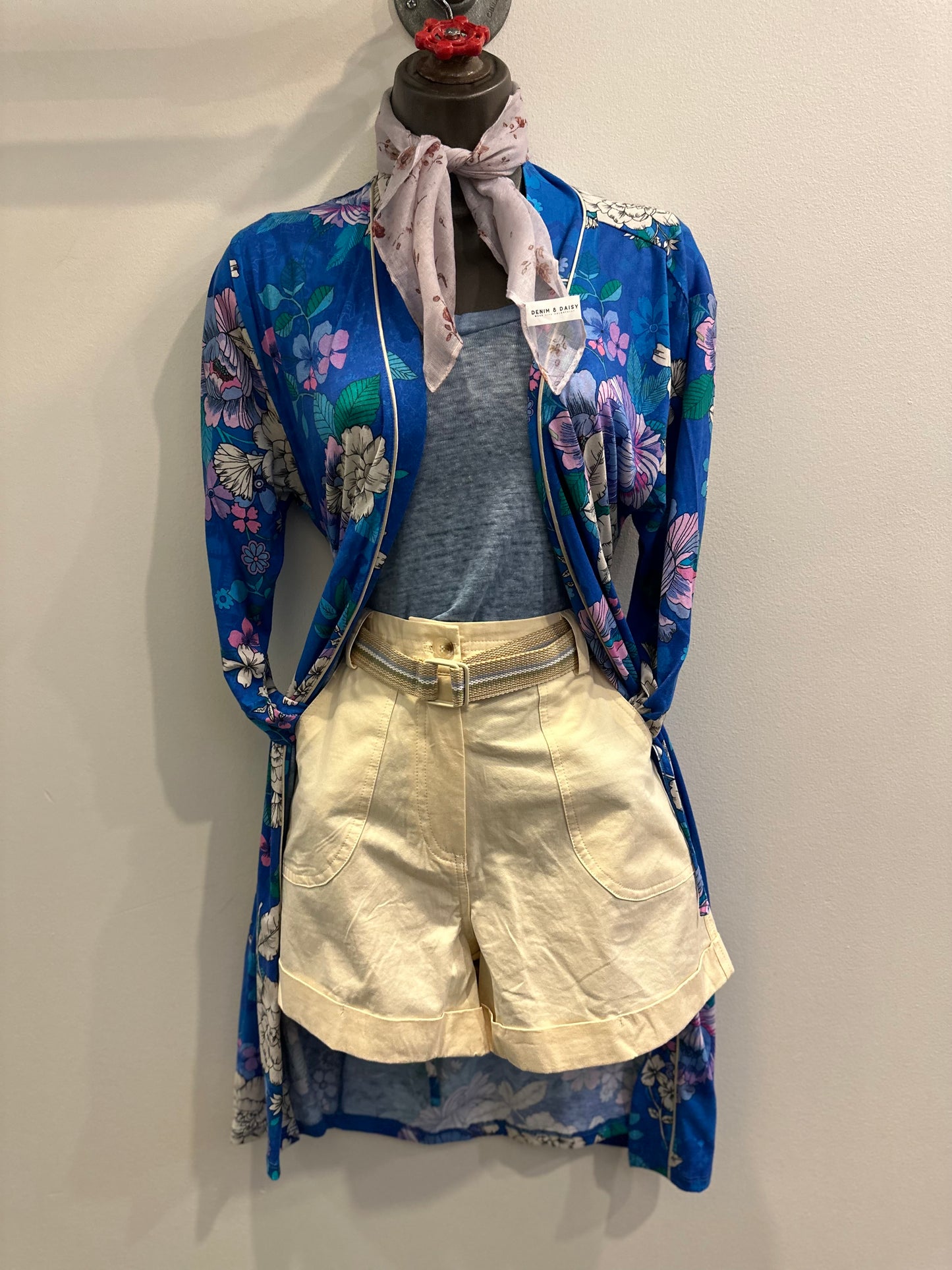 Johnny Was Blue Dove Sleep Robe | Multi