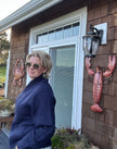 Varsity Chunky Lobster Cardigan profile