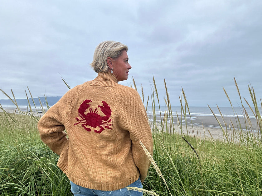 Cozy Crab Cardigan
