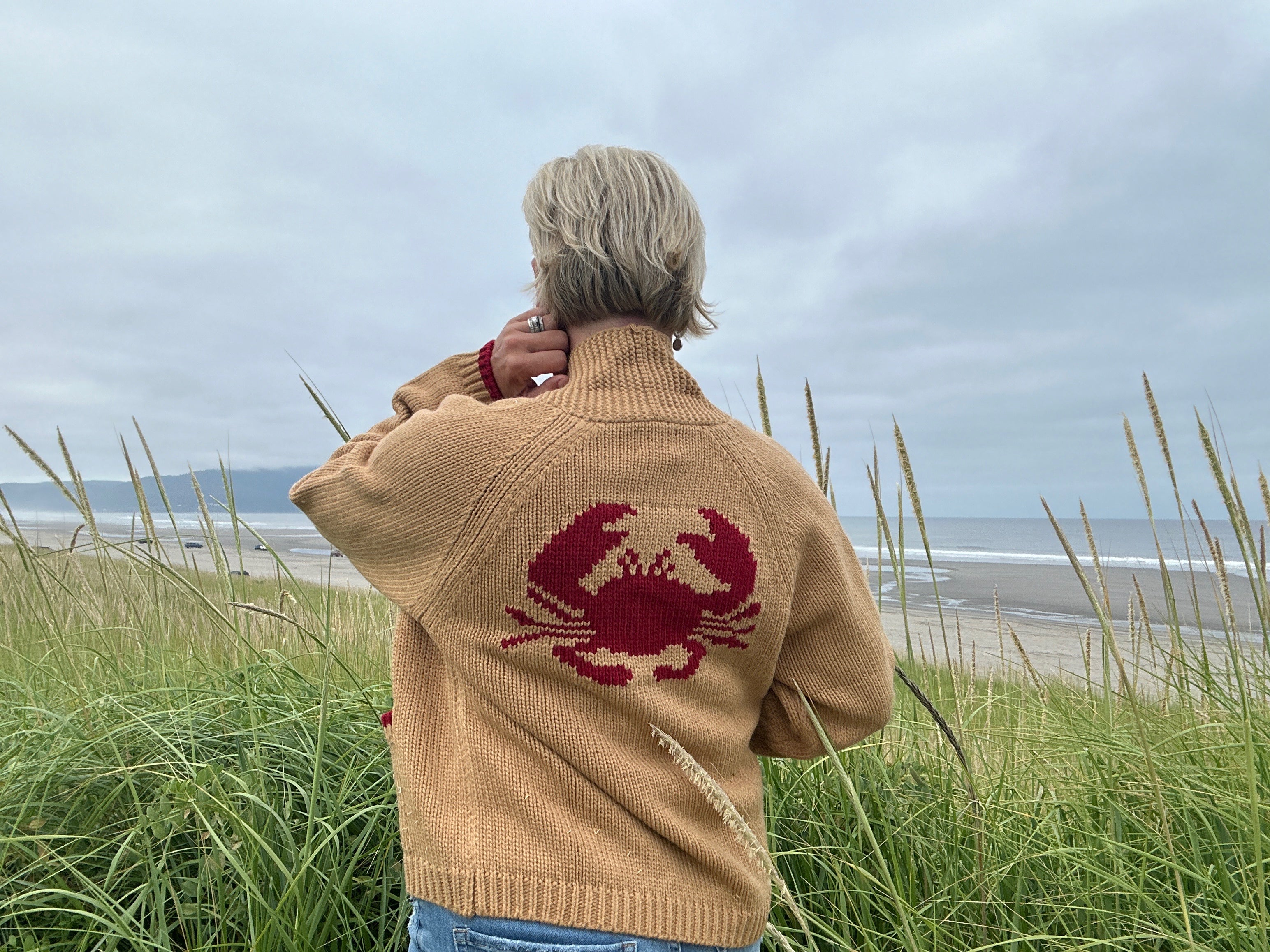 Cozy Crab Cardigan