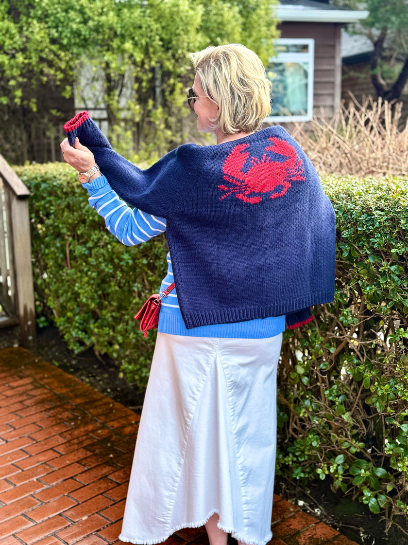 Cozy Crab Cardigan