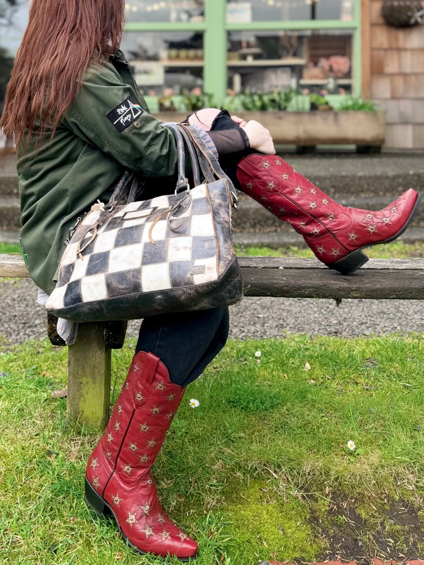 Black Star Women's Marfa Star Inlay Studded Boot
