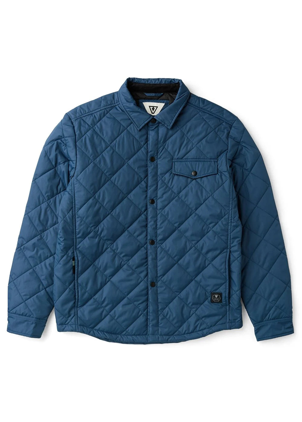 Vissla Eco Cronkite II Jacket front dark denim