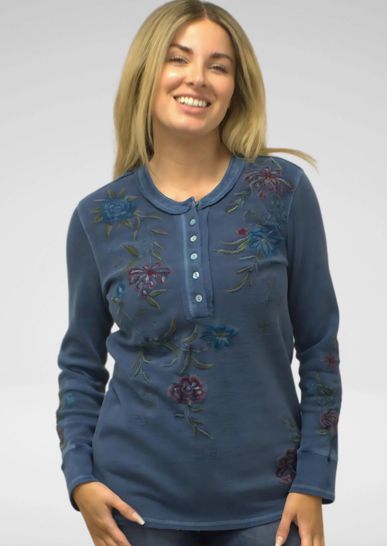 Isolde Top vintage indigo