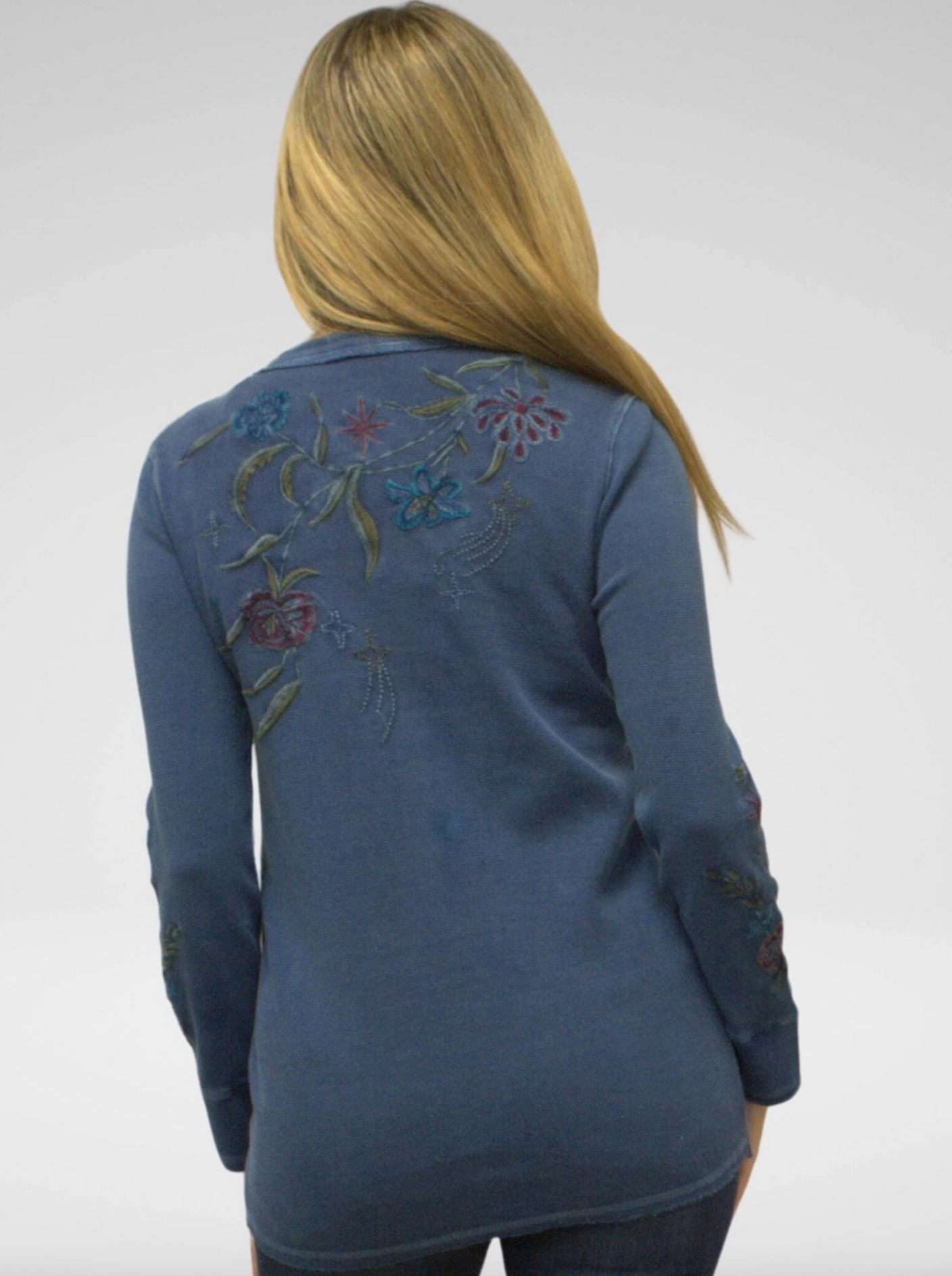 Isolde Top vintage indigo back