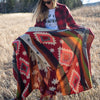 Andean Alpaca Wool Blanket | Rojo 4