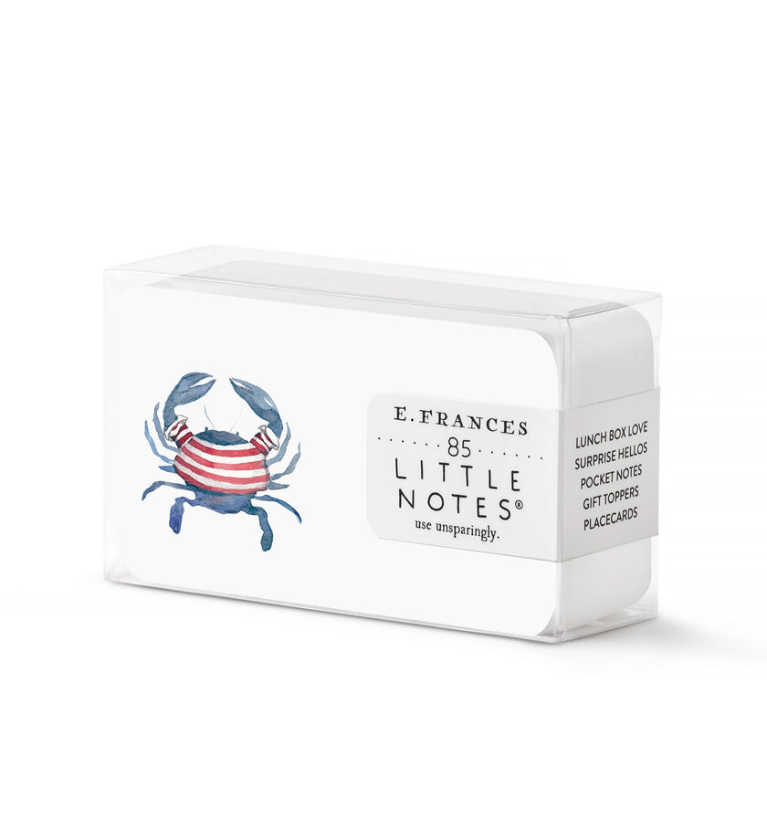 Little Notes Boxed Set of 85 Mini Note Cards crabby