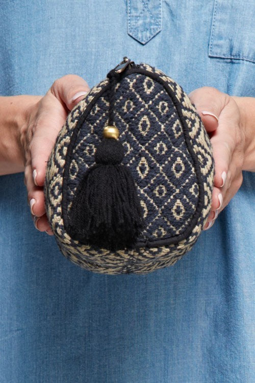 Tapestry Makeup Bag | Black Combo profile