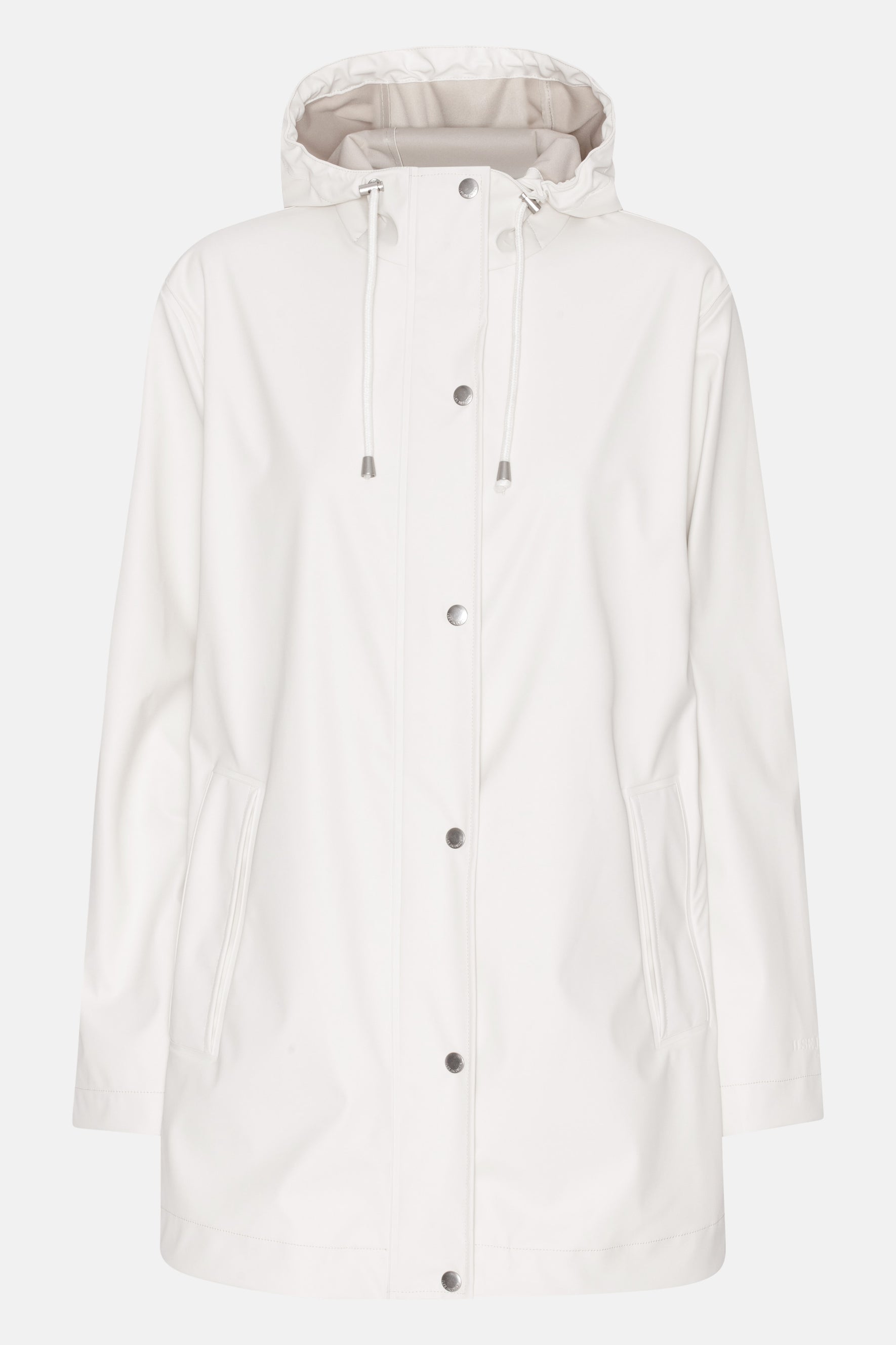 Rain 228FR Rain Jacket milk creme stock photo