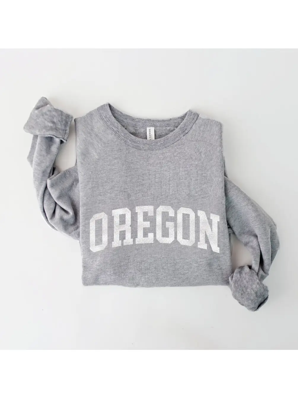 OREGON Graphic Sweatshirt heather grey