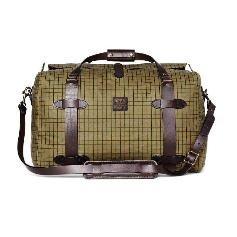 LIMITED EDITION - Filson Medium Oil Finish Tin Cloth Duffle Bag | Fad Way Green front
