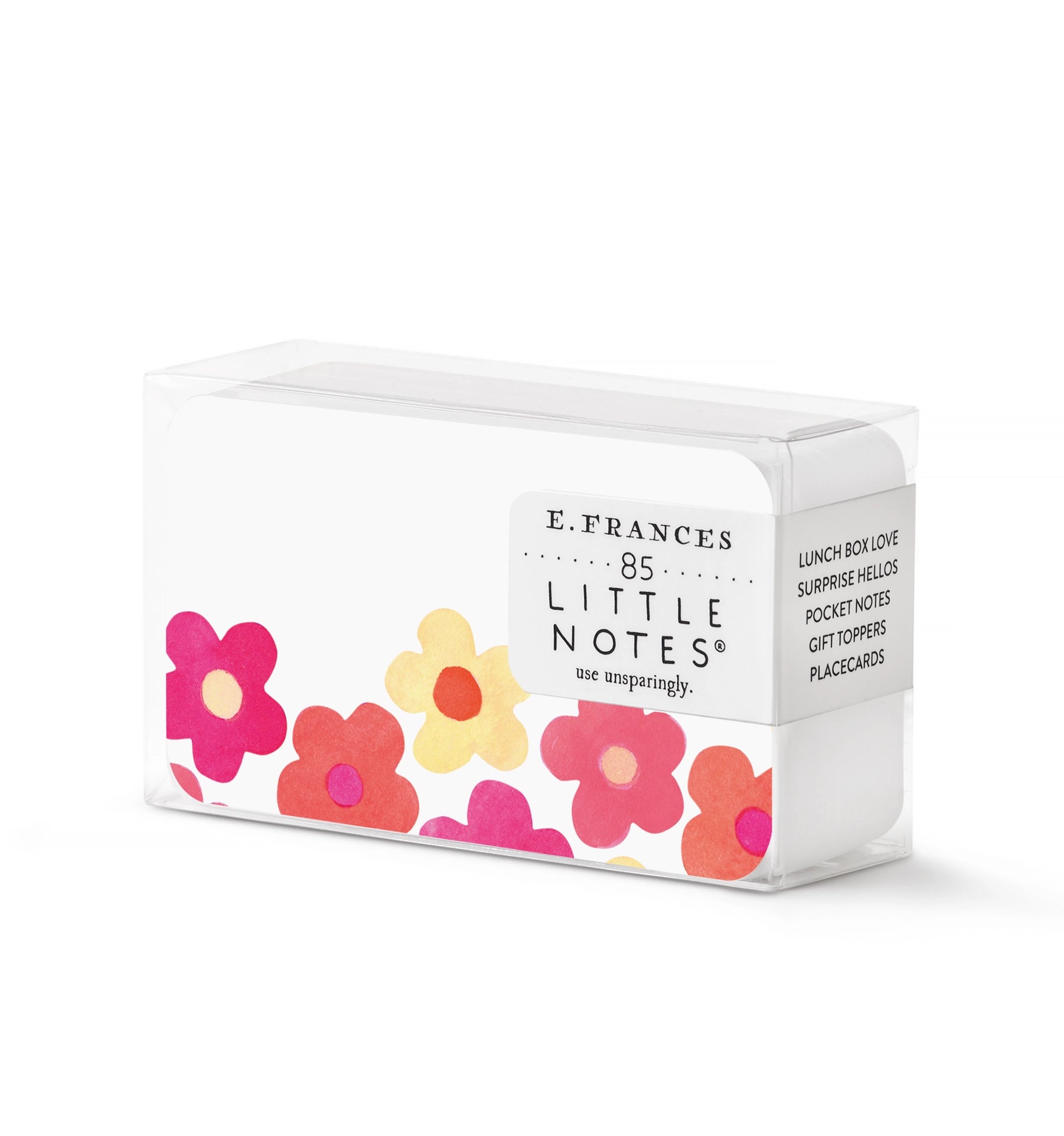 Little Notes Boxed Set of 85 Mini Note Cards retro flowers