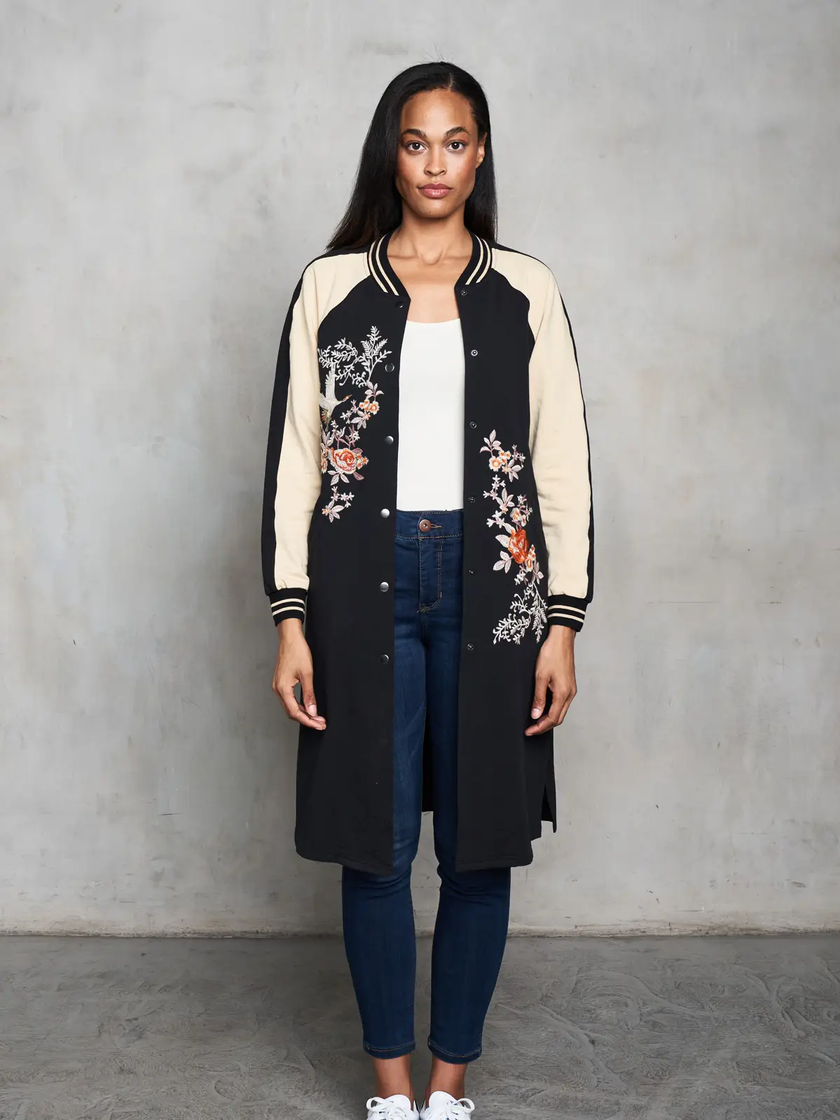 FRENCH TERRY LONG BALL JACKET