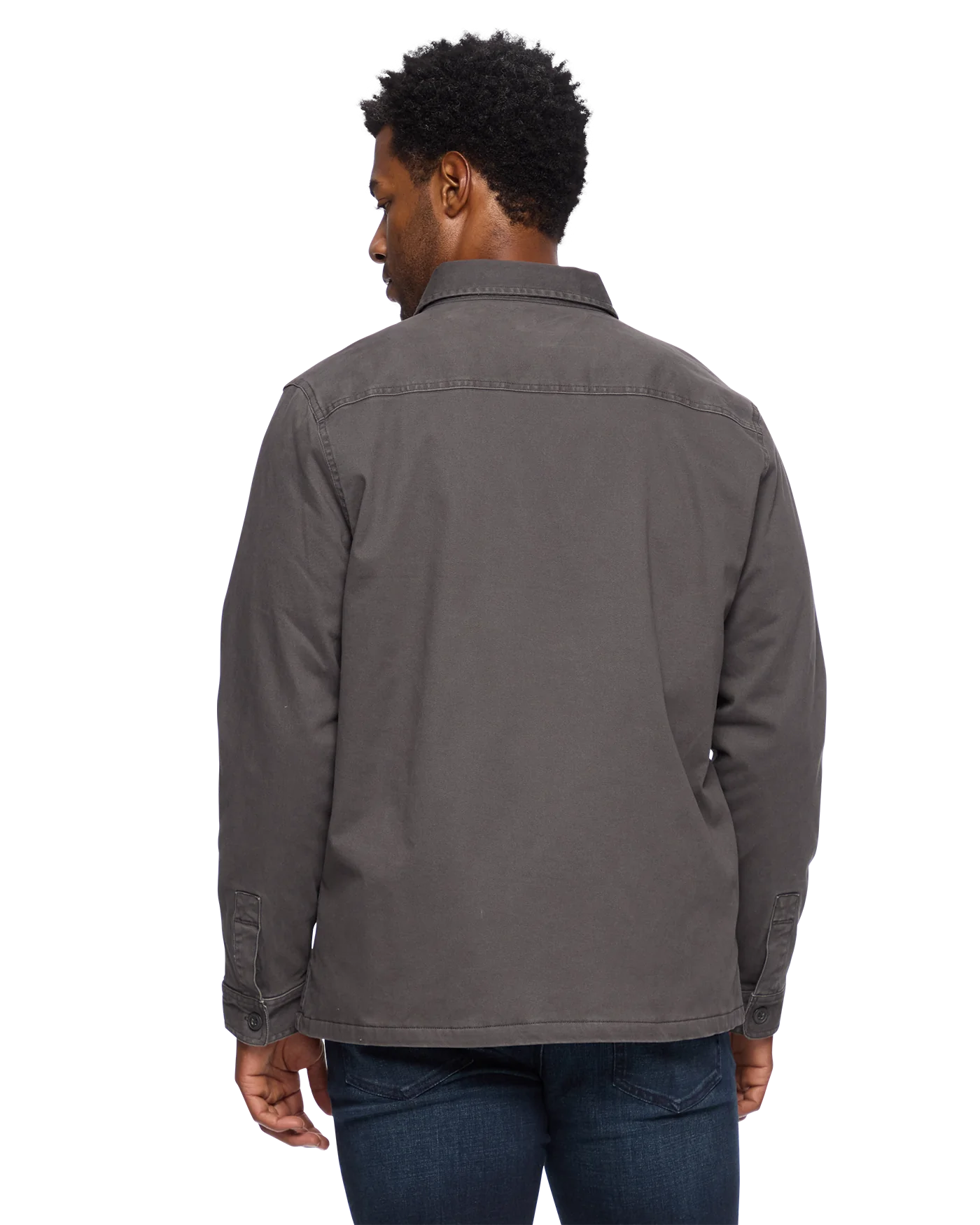 DUNN STRETCH FLANNEL LINED JACKET Back