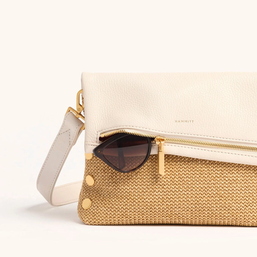 VIP Med-Calla Lily White Raffia BG