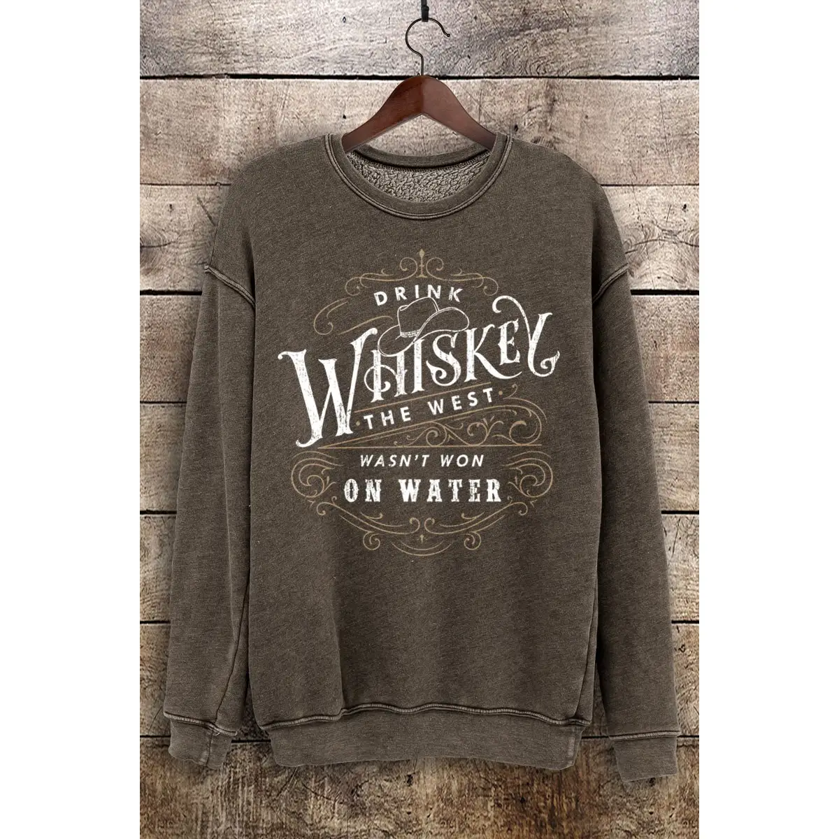 DRINK WHISKEY MINERAL SWEATSHIRTS