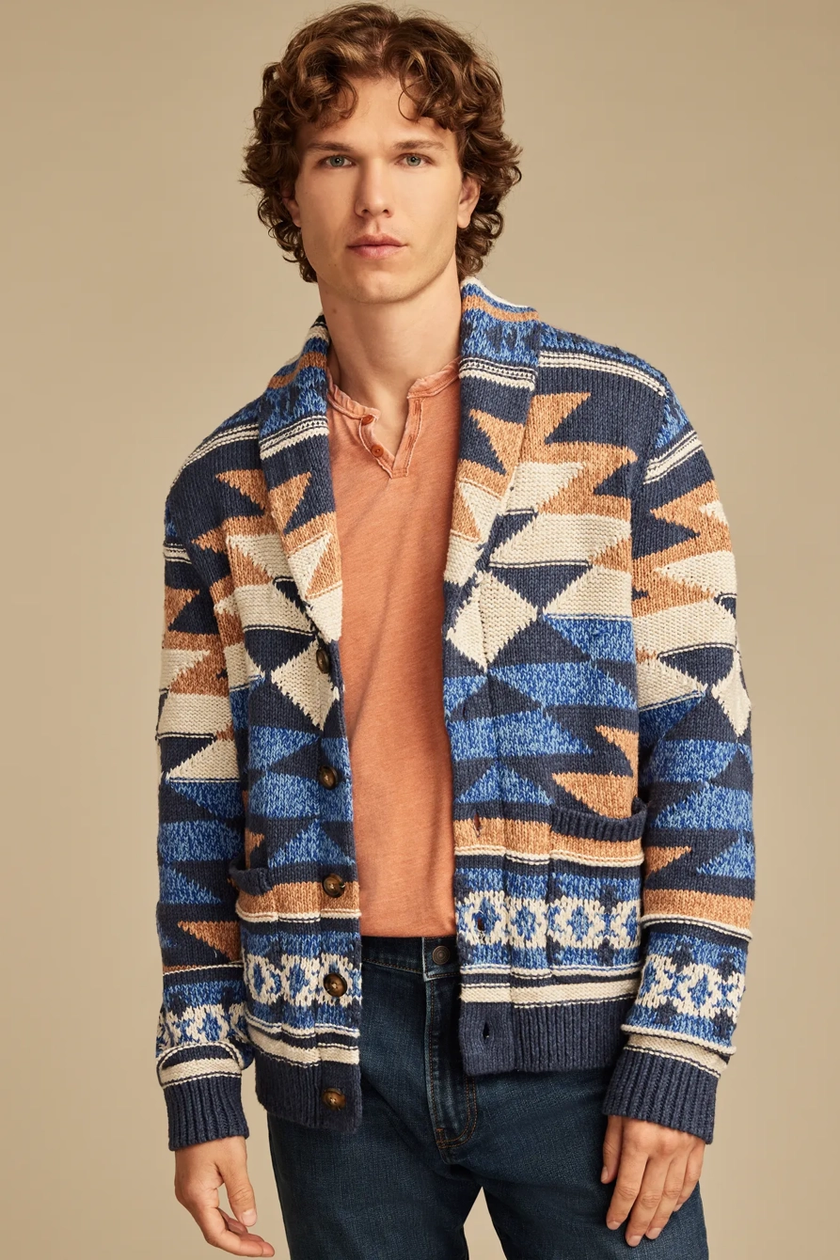 SOUTHWESTERN CARDIGAN front