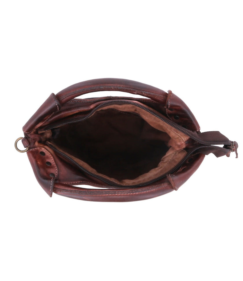 Bed|Stu Delilah Crossbody Tote almond inside