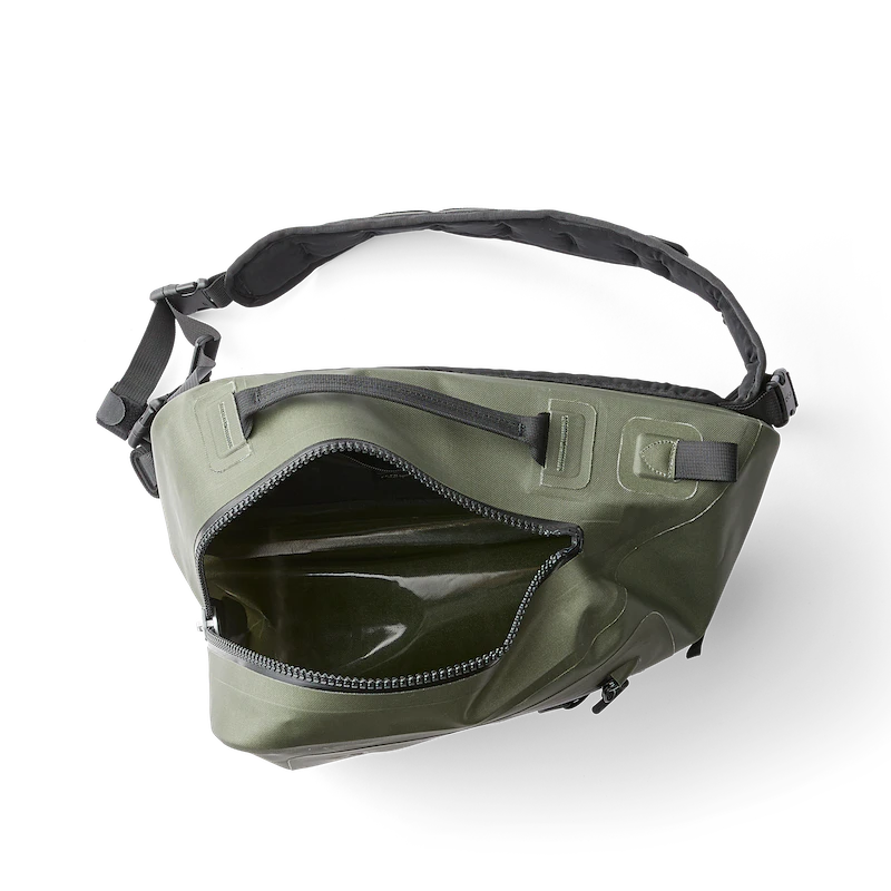 Filson Dry Sling Pack Green open