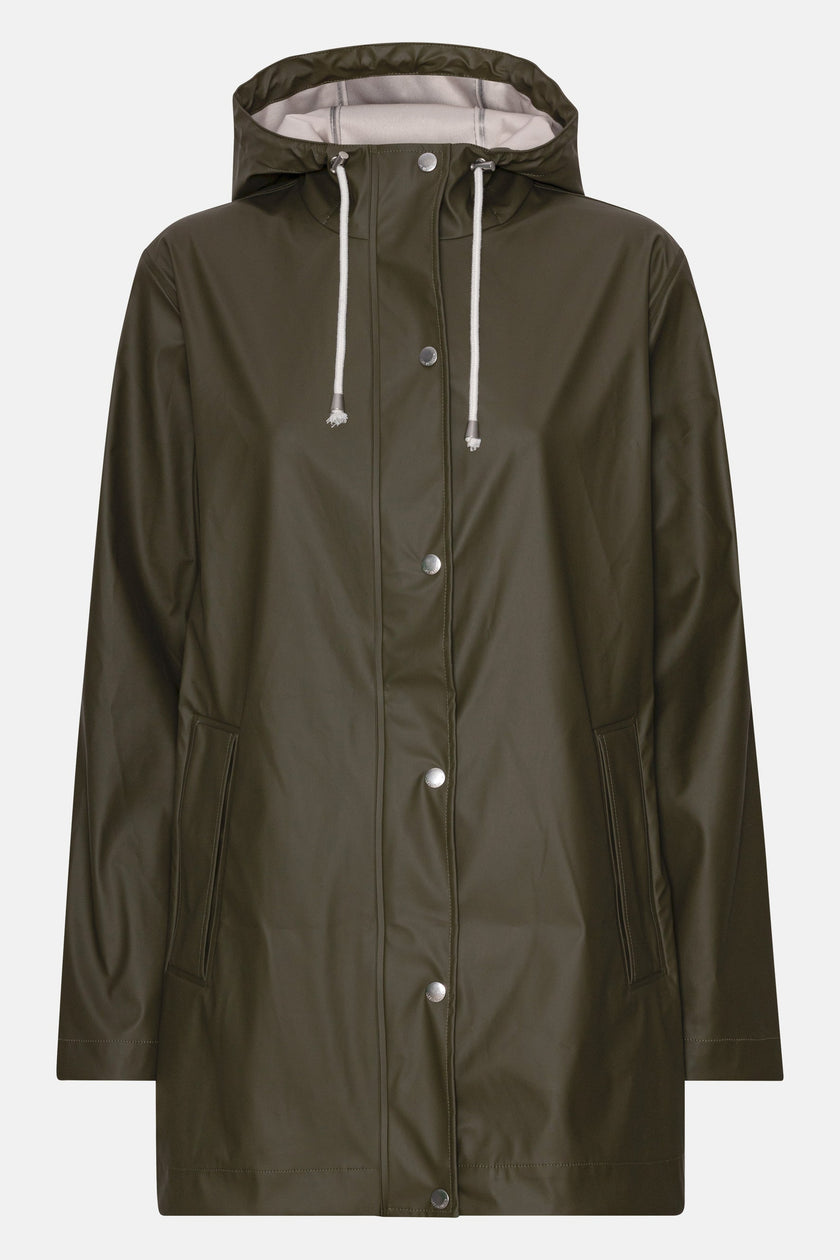 Rain 228FR Rain Jacket army stock photo