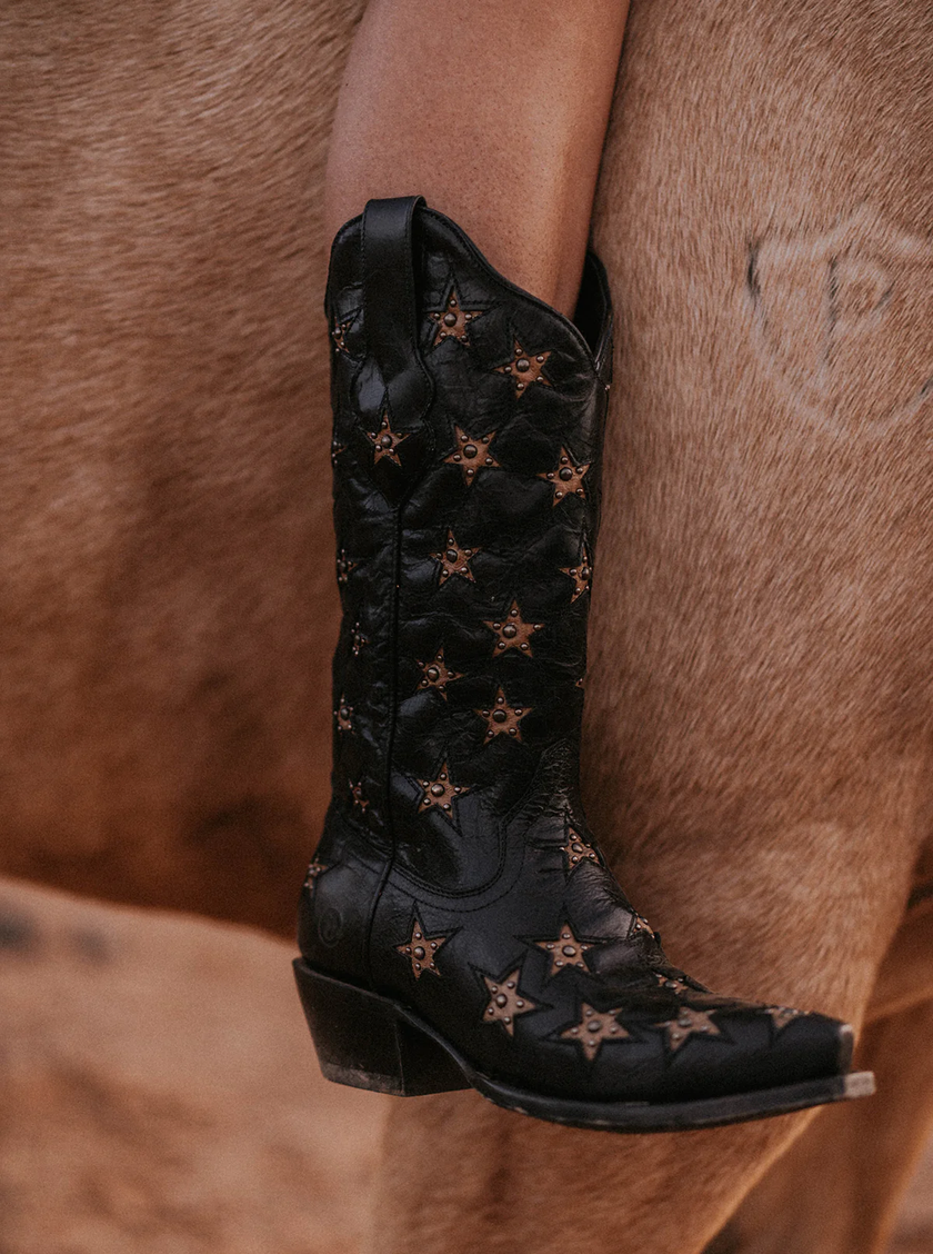 Black Star Women's Marfa Star Inlay Studded Boot model