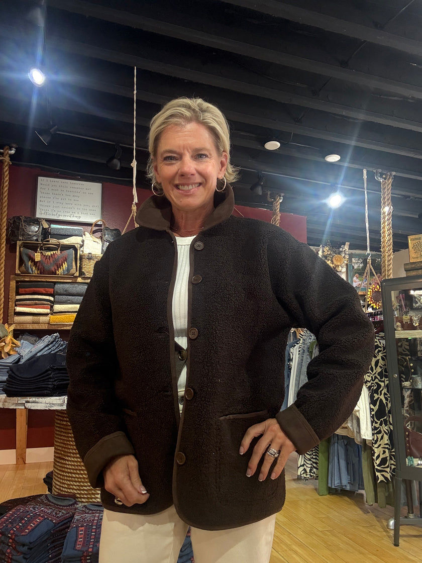 Leonora Teddy Shearling Jacket