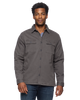 DUNN STRETCH FLANNEL LINED JACKET Front buttoned