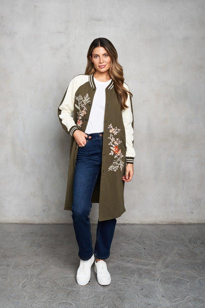 FRENCH TERRY LONG BBALL JACKET