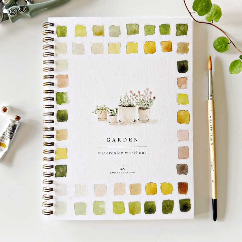 Water Color WorkBook Garden