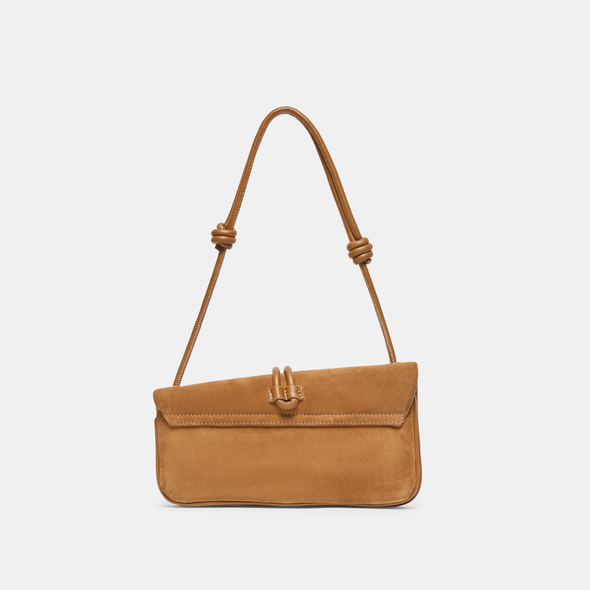 Balen Leather Shoulder Bag | Pecan back