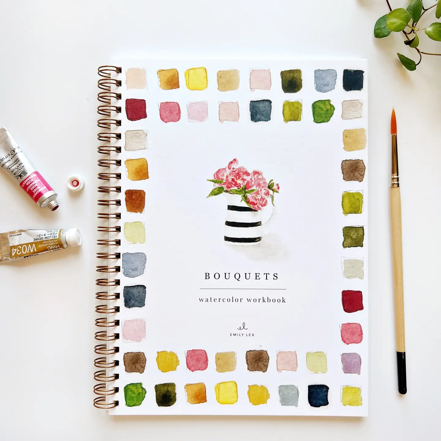 Water Color WorkBook Bouquets