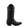 Black Star Women's Marfa Star Inlay Studded Boot profile black