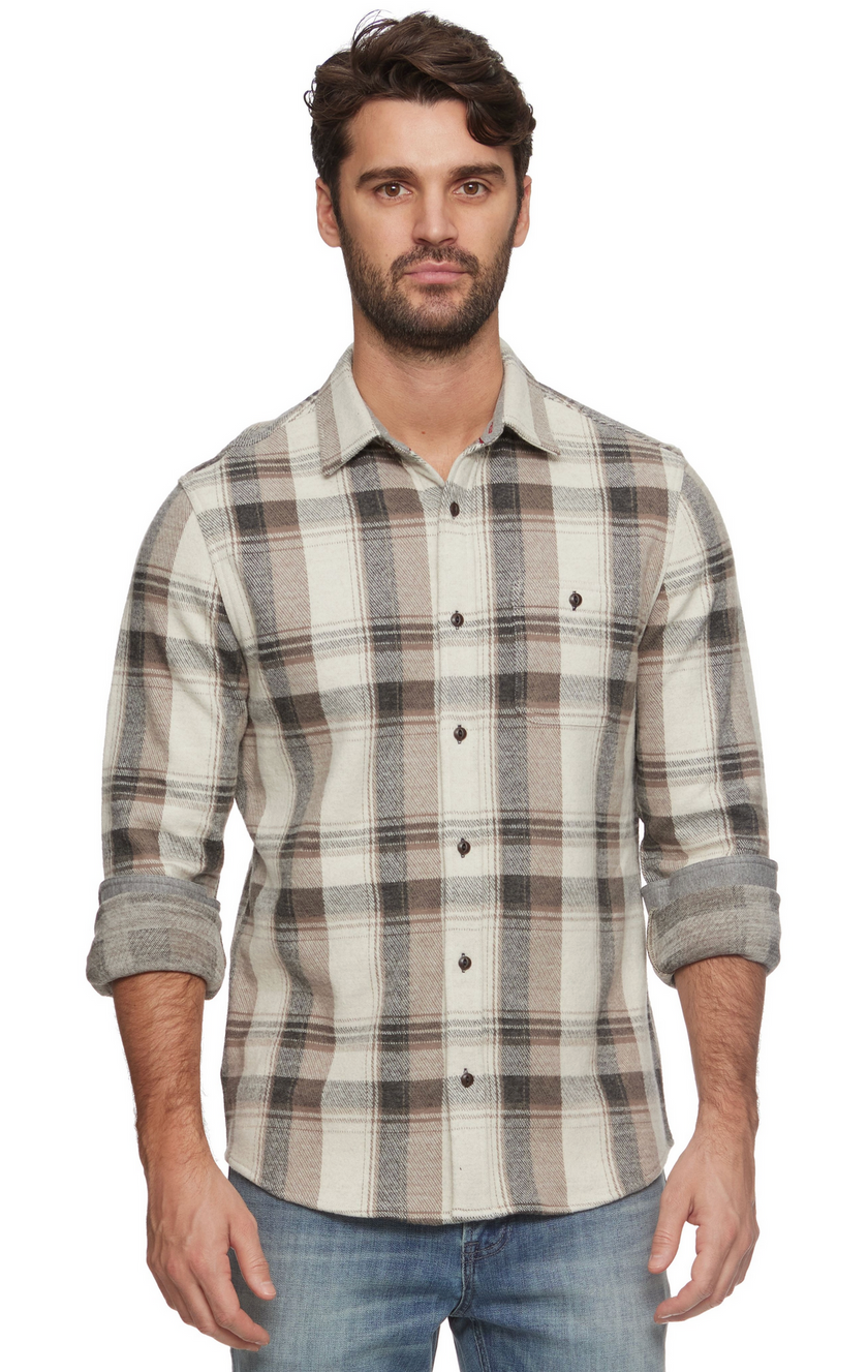 CLEARBROOK LS HERO KNIT FLANNEL