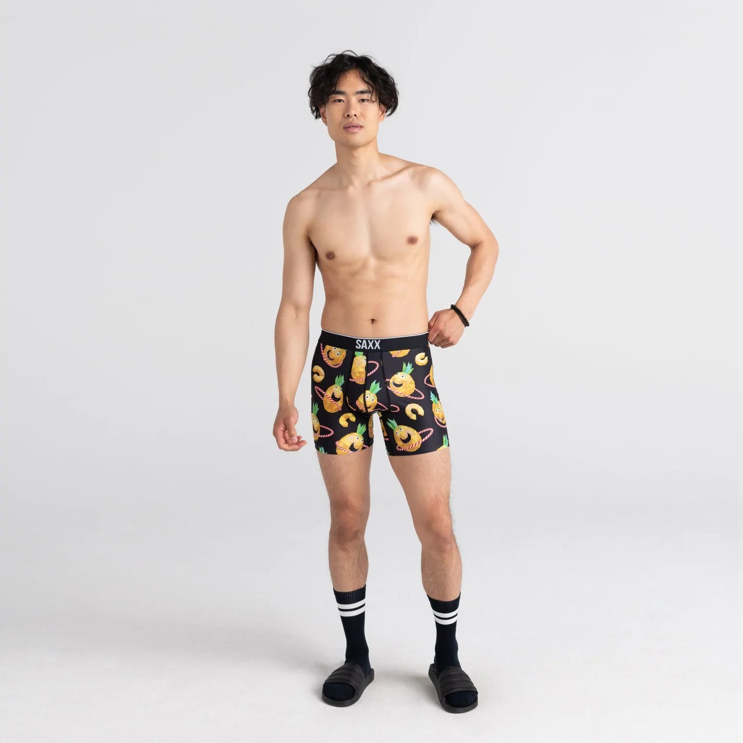 Saxx Volt Boxer Brief  - Pineapple Hula front