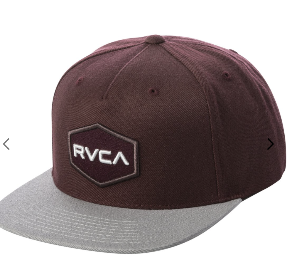 RVCA Commonwealth Snapback Wine Rachelle M. Rustic House Of