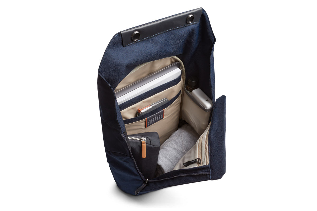 Melbourne Backpack - Navy open
