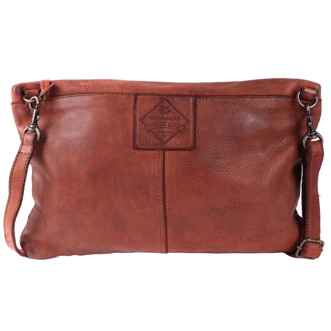 RM Genuine Leather Handbag w/Sling - Libby - Cognac back