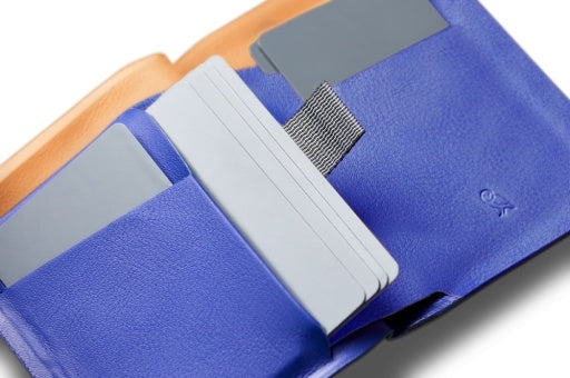 Apex Note Sleeve Magnetic Wallet - PepperBlue inner cards