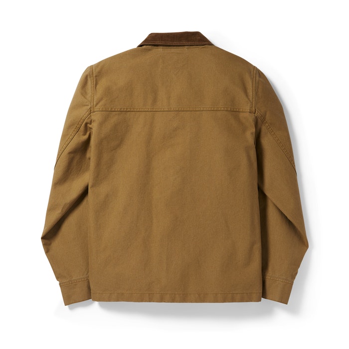 Filson Dry Tin Ranch Jacket - Dark Tan back