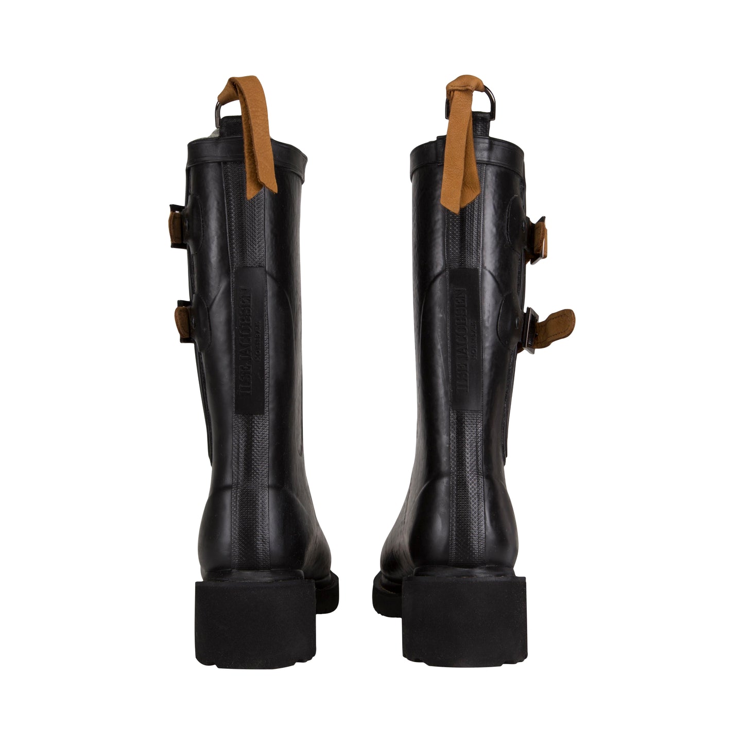 Rub59 Mid Moto Buckle Boot 001 - Black back