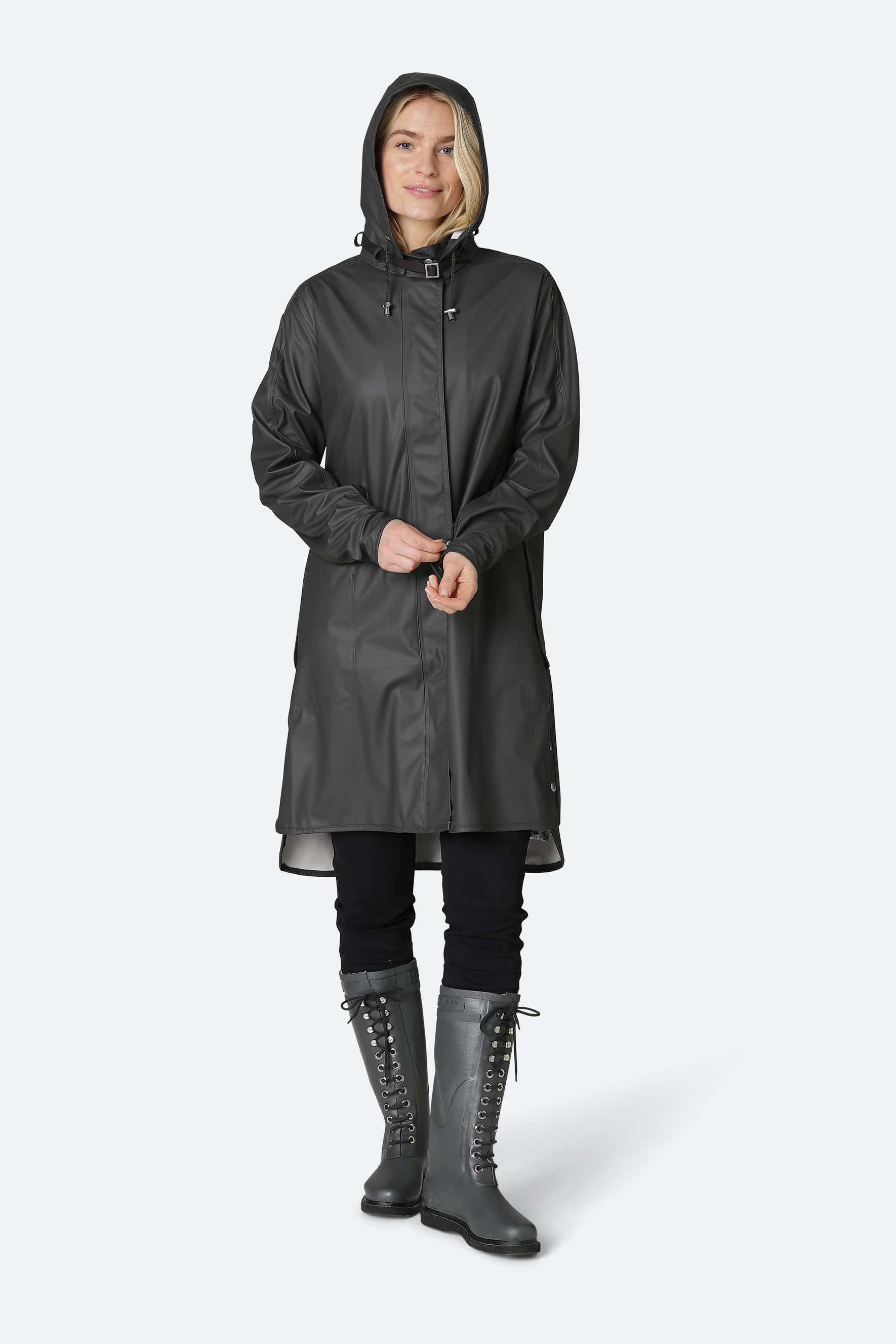 Rain71 Loose Cut | 033 dark shadow model hood up