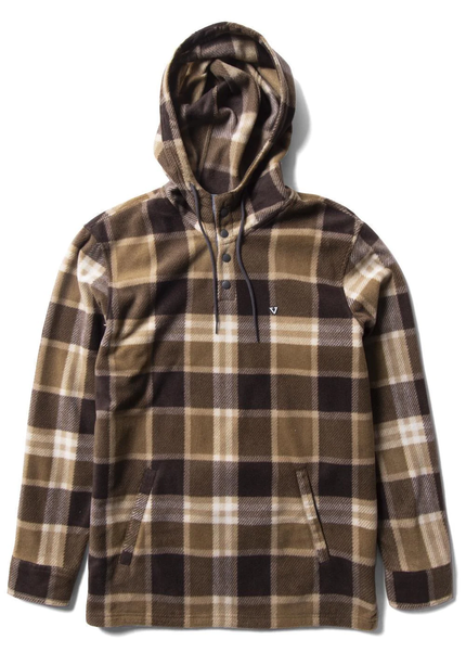 Vissla Men's Eco-Zy Hooded Popover | Java