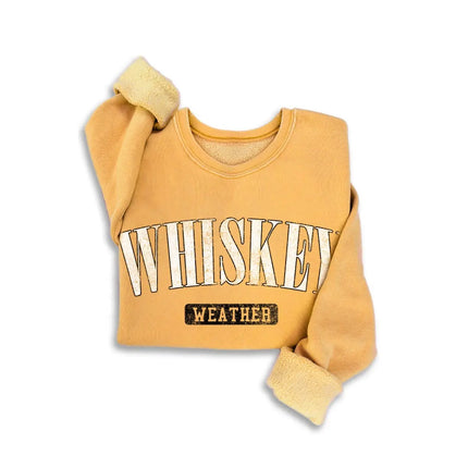 WHISKEY WEATHER MINERAL SWEATSHIRTS