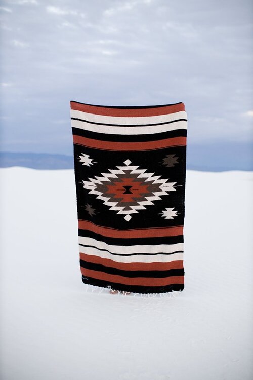 Tribe & True Kaleidoscope Diamond Blanket - Canyon